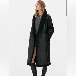 *NWT* Rita Ora Faux Shearling Coat